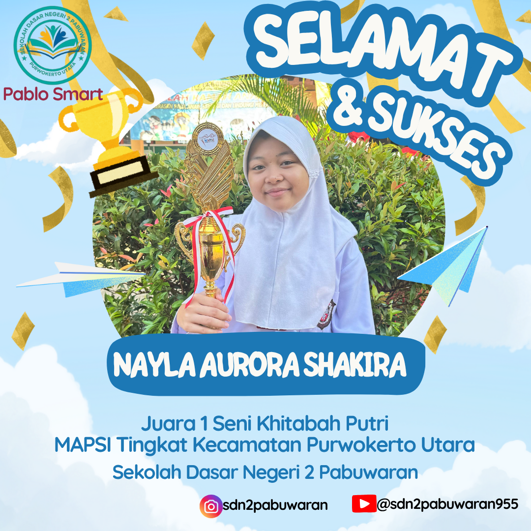 JUARA 1 SENI KHITABAH PUTRI